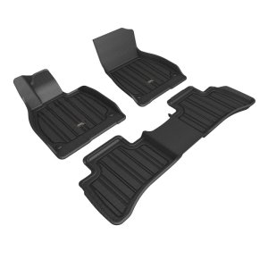 Mercedes-Benz EQS Floor Mat Set - Front + Rear - 3D MAXpider - ELITECT - Black - `22-`23 Mercedes-Benz EQS Floor Mat Set - Front + Rear - 3D MAXpider - ELITECT - Black - `22-`23
